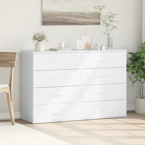 Szafki, 2 szt., białe, 60x39x80 cm, materiał drewnopochodny Szafki, 2 szt., białe, 60x39x80 cm, materiał drewnopochodny