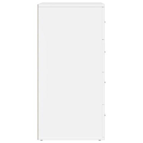 Szafki, 2 szt., białe, 60x39x80 cm, materiał drewnopochodny Szafki, 2 szt., białe, 60x39x80 cm, materiał drewnopochodny