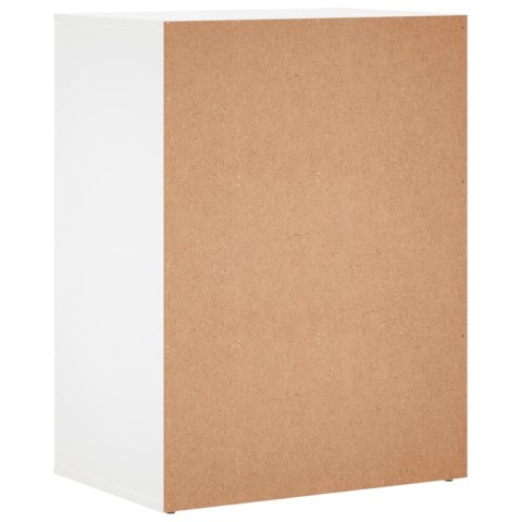 Szafki, 2 szt., białe, 60x39x80 cm, materiał drewnopochodny Szafki, 2 szt., białe, 60x39x80 cm, materiał drewnopochodny