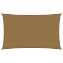 VidaXL Żagiel przeciwsłoneczny, 160 g/m², kolor taupe, 3x6 m, HDPE