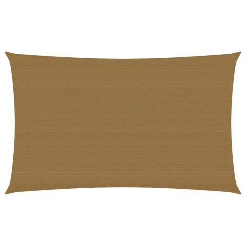 VidaXL Żagiel przeciwsłoneczny, 160 g/m², kolor taupe, 3x6 m, HDPE