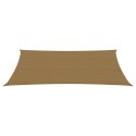 VidaXL Żagiel przeciwsłoneczny, 160 g/m², kolor taupe, 3x6 m, HDPE