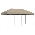 VidaXL Składany namiot imprezowy typu pop-up, taupe, 580x292x315 cm