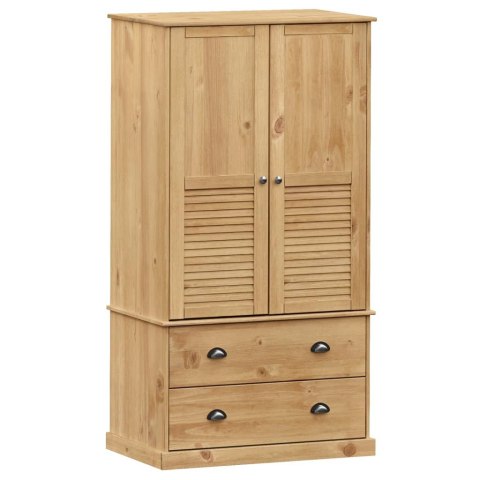 Szafa VIGO, 90x55x176 cm, lite drewno sosnowe Szafa VIGO, 90x55x176 cm, lite drewno sosnowe