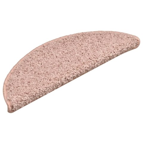 Nakładki na schody, 15 szt., jasnoróżowe, 56x17x3 cm Nakładki na schody, 15 szt., jasnoróżowe, 56x17x3 cm