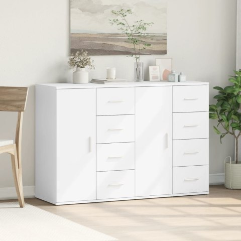 Szafki, 2 szt., białe, 59x39x80 cm, materiał drewnopochodny Szafki, 2 szt., białe, 59x39x80 cm, materiał drewnopochodny