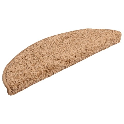 Nakładki na schody, 15 szt., beżowe, 56 x 17 x 3 cm Nakładki na schody, 15 szt., beżowe, 56 x 17 x 3 cm