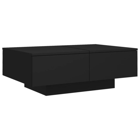 Stolik kawowy, czarny, 90x60x31 cm, materiał drewnopochodny Stolik kawowy, czarny, 90x60x31 cm, materiał drewnopochodny