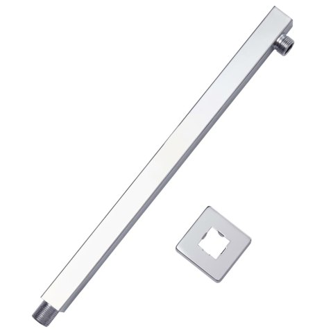 Ramię do deszczownicy, kwadratowe, stal 201, srebrne, 40 cm Ramię do deszczownicy, kwadratowe, stal 201, srebrne, 40 cm