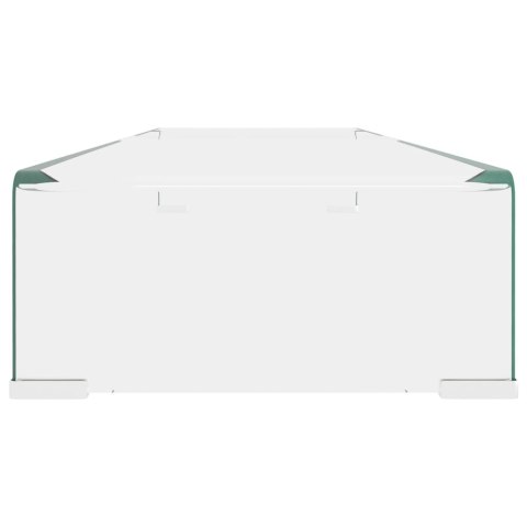 Podstawka pod monitor / telewizor szklana 100x30x13 cm Podstawka pod monitor / telewizor szklana 100x30x13 cm