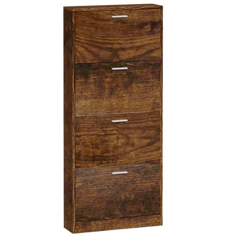 Półka na buty, przydymiony dąb, 59x17x150 cm Półka na buty, przydymiony dąb, 59x17x150 cm