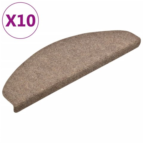 Samoprzylepne nakładki na schody, 10 szt., kremowe, 65x21x4 cm Samoprzylepne nakładki na schody, 10 szt., kremowe, 65x21x4 cm