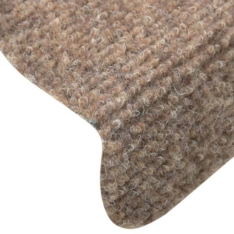 Samoprzylepne nakładki na schody, 10 szt., kremowe, 65x21x4 cm Samoprzylepne nakładki na schody, 10 szt., kremowe, 65x21x4 cm