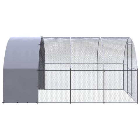 Klatka zewnętrzna dla kurcząt, 3x4x2 m, stal galwanizowana Klatka zewnętrzna dla kurcząt, 3x4x2 m, stal galwanizowana