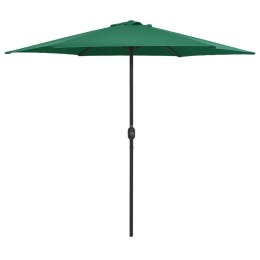 VidaXL Parasol ogrodowy na słupku aluminiowym, 270x246 cm, zielony