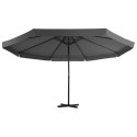 VidaXL Parasol ogrodowy na słupku aluminiowym, 500 cm, antracytowy