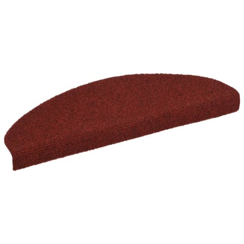 Samoprzylepne nakładki na schody, 10 szt., czerwone, 65x21x4 cm Samoprzylepne nakładki na schody, 10 szt., czerwone, 65x21x4 cm