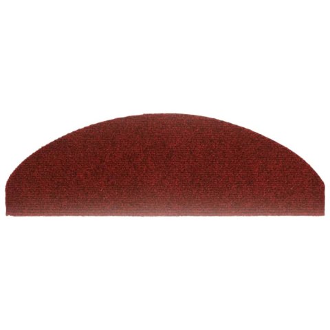 Samoprzylepne nakładki na schody, 10 szt., czerwone, 65x21x4 cm Samoprzylepne nakładki na schody, 10 szt., czerwone, 65x21x4 cm