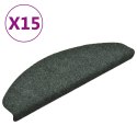  Samoprzylepne nakładki na schody, 15 szt., zielone, 65x21x4 cm