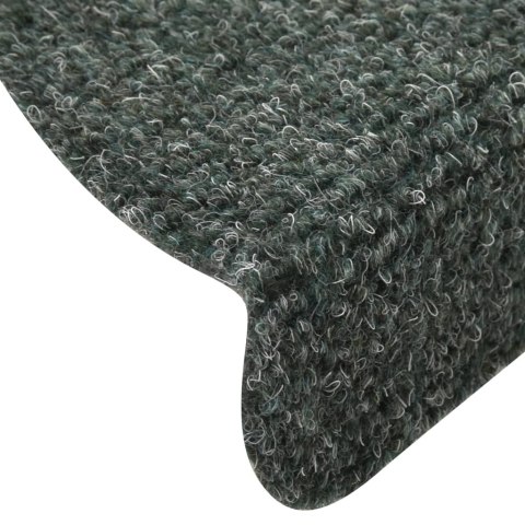 Samoprzylepne nakładki na schody, 15 szt., zielone, 65x21x4 cm Samoprzylepne nakładki na schody, 15 szt., zielone, 65x21x4 cm