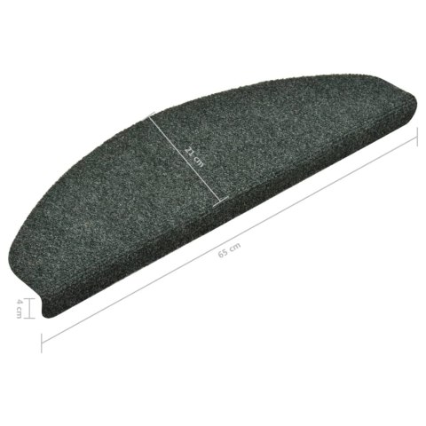 Samoprzylepne nakładki na schody, 15 szt., zielone, 65x21x4 cm Samoprzylepne nakładki na schody, 15 szt., zielone, 65x21x4 cm