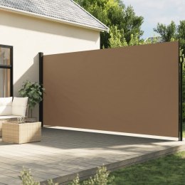 VidaXL Zwijana markiza boczna, taupe, 220x600 cm