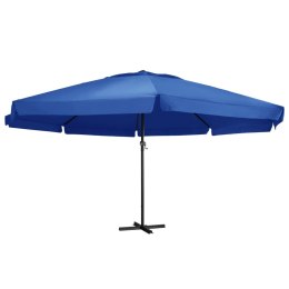 VidaXL Parasol ogrodowy na słupku aluminiowym, 500 cm, lazurowy