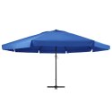 VidaXL Parasol ogrodowy na słupku aluminiowym, 500 cm, lazurowy