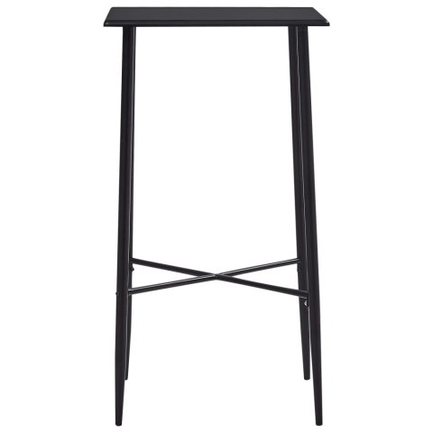 Stolik barowy, czarny, 60 x 60 x 111 cm, MDF Stolik barowy, czarny, 60 x 60 x 111 cm, MDF