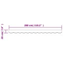  Lambrekin do markizy, wielokolorowe paski, 3 m
