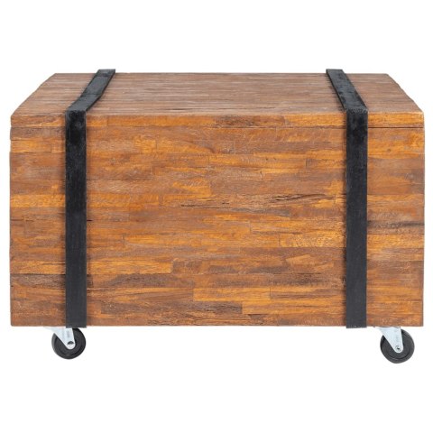 Stolik boczny z drewna tekowego, 60 x 60 x 38 cm Stolik boczny z drewna tekowego, 60 x 60 x 38 cm