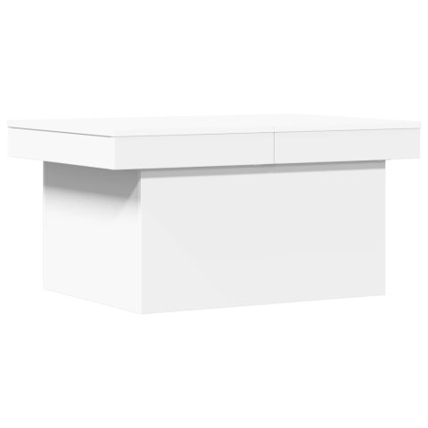 Stolik kawowy, biały, 100x55x40 cm, materiał drewnopochodny Stolik kawowy, biały, 100x55x40 cm, materiał drewnopochodny