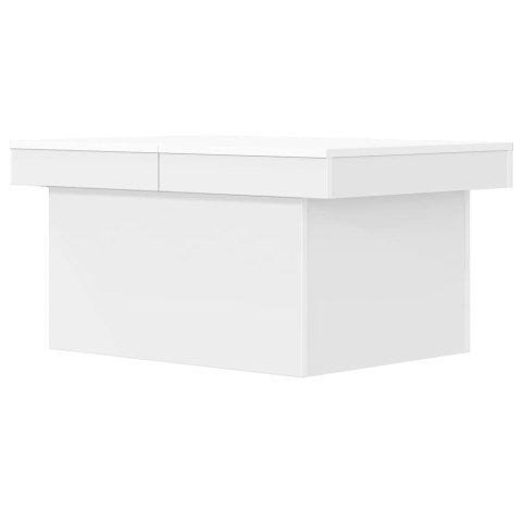 Stolik kawowy, biały, 100x55x40 cm, materiał drewnopochodny Stolik kawowy, biały, 100x55x40 cm, materiał drewnopochodny