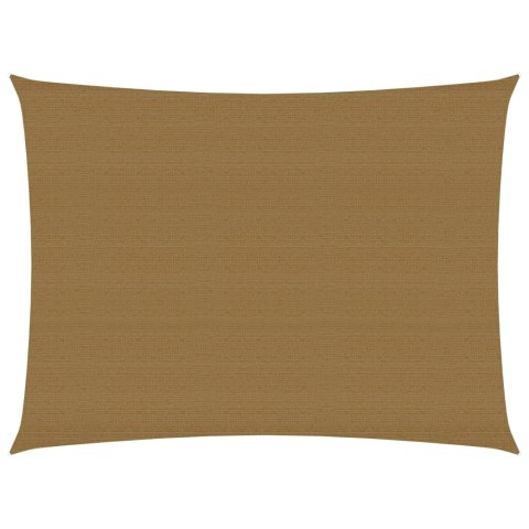 VidaXL Żagiel przeciwsłoneczny, 160 g/m², kolor taupe, 2x3 m, HDPE