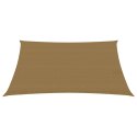 VidaXL Żagiel przeciwsłoneczny, 160 g/m², kolor taupe, 2x3 m, HDPE