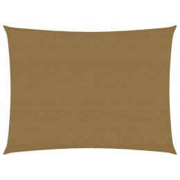 VidaXL Żagiel przeciwsłoneczny, 160 g/m², taupe, 2,5x3,5 m, HDPE