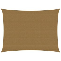 VidaXL Żagiel przeciwsłoneczny, 160 g/m², taupe, 3,5x5 m, HDPE