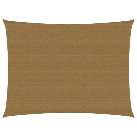 VidaXL Żagiel przeciwsłoneczny, 160 g/m², taupe, 3,5x5 m, HDPE