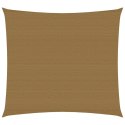 VidaXL Żagiel przeciwsłoneczny, 160 g/m², taupe, 5x5 m, HDPE