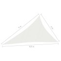 VidaXL Żagiel przeciwsłoneczny, 160 g/m², biały, 4x5x6,8 m, HDPE