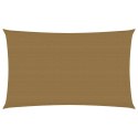 VidaXL Żagiel przeciwsłoneczny, 160 g/m², kolor taupe, 2x5 m, HDPE