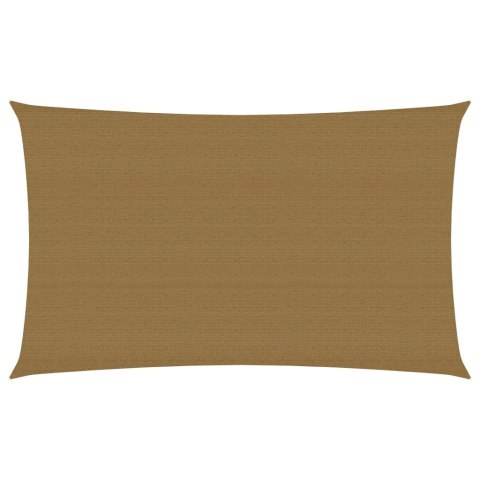 VidaXL Żagiel przeciwsłoneczny, 160 g/m², kolor taupe, 2x5 m, HDPE