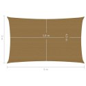 VidaXL Żagiel przeciwsłoneczny, 160 g/m², kolor taupe, 2x5 m, HDPE