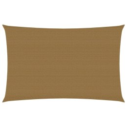 VidaXL Żagiel przeciwsłoneczny, 160 g/m², taupe, 2x4 m, HDPE