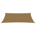 VidaXL Żagiel przeciwsłoneczny, 160 g/m², taupe, 2x4 m, HDPE