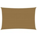 VidaXL Żagiel przeciwsłoneczny, 160 g/m², kolor taupe, 2,5x4,5 m, HDPE