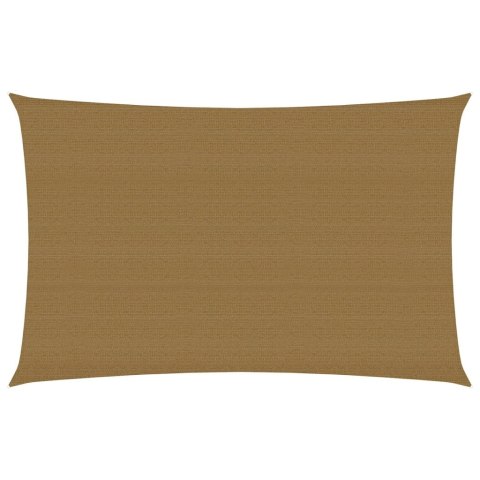 VidaXL Żagiel przeciwsłoneczny, 160 g/m², kolor taupe, 2,5x4,5 m, HDPE