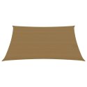 VidaXL Żagiel przeciwsłoneczny, 160 g/m², kolor taupe, 4x5 m, HDPE