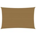 VidaXL Żagiel przeciwsłoneczny, 160 g/m², kolor taupe, 3x5 m, HDPE