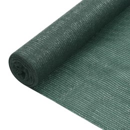 VidaXL Siatka cieniująca, zielona, 1,8x10 m, HDPE, 75 g/m²